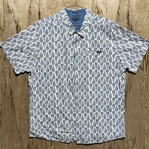 Eddie Bauer Casual Print Button down